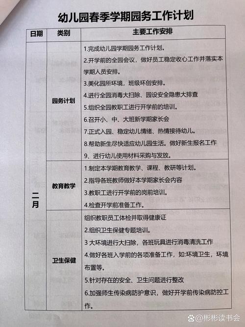 学前班班务计划如何制定更科学有效？-第1张图片-指南针培训网