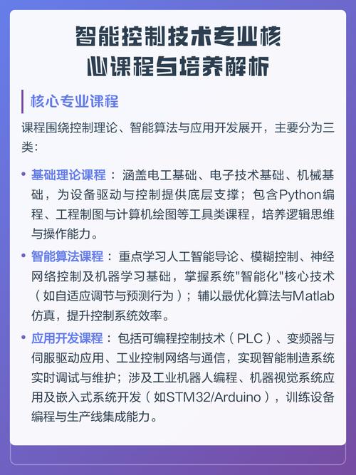 智能控制技术课程学什么？-第1张图片-指南针培训网